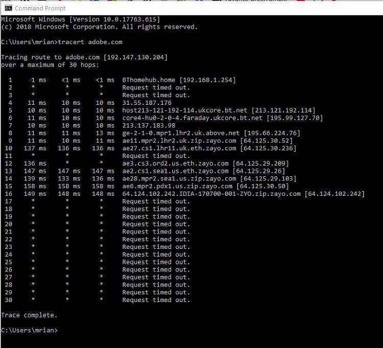 My username is an Email address that linked to my previous ISP. How can I change that... 241474d1564260219t-email-links-redirected-isp-router-ip-address-tracert-adobe.jpg