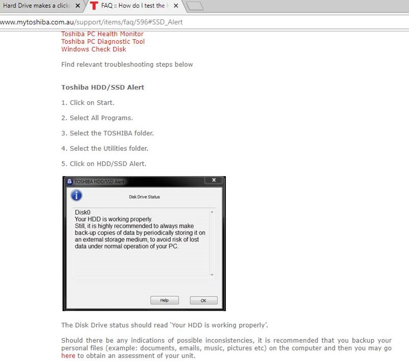Please help! Clicking noise from Laptop Hard drive mostly when I am doing nothing 24187e5c-a9ae-4a54-a419-48587272efed?upload=true.jpg