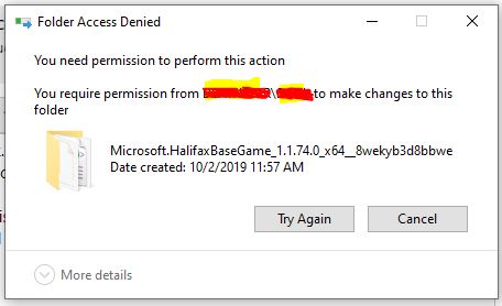 I am unable to delete the Gears5 installed folders and files 24356dbc-c5d5-4212-937d-6de4a6b530b4?upload=true.jpg