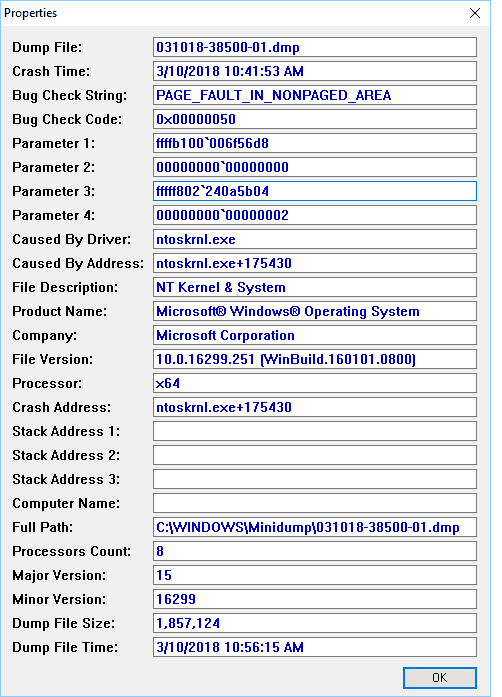 BSOD: Kernal Trap Error & Fault in non paged area 243de206-610a-43e1-82f0-5f2ee2b5f6c4?upload=true.png