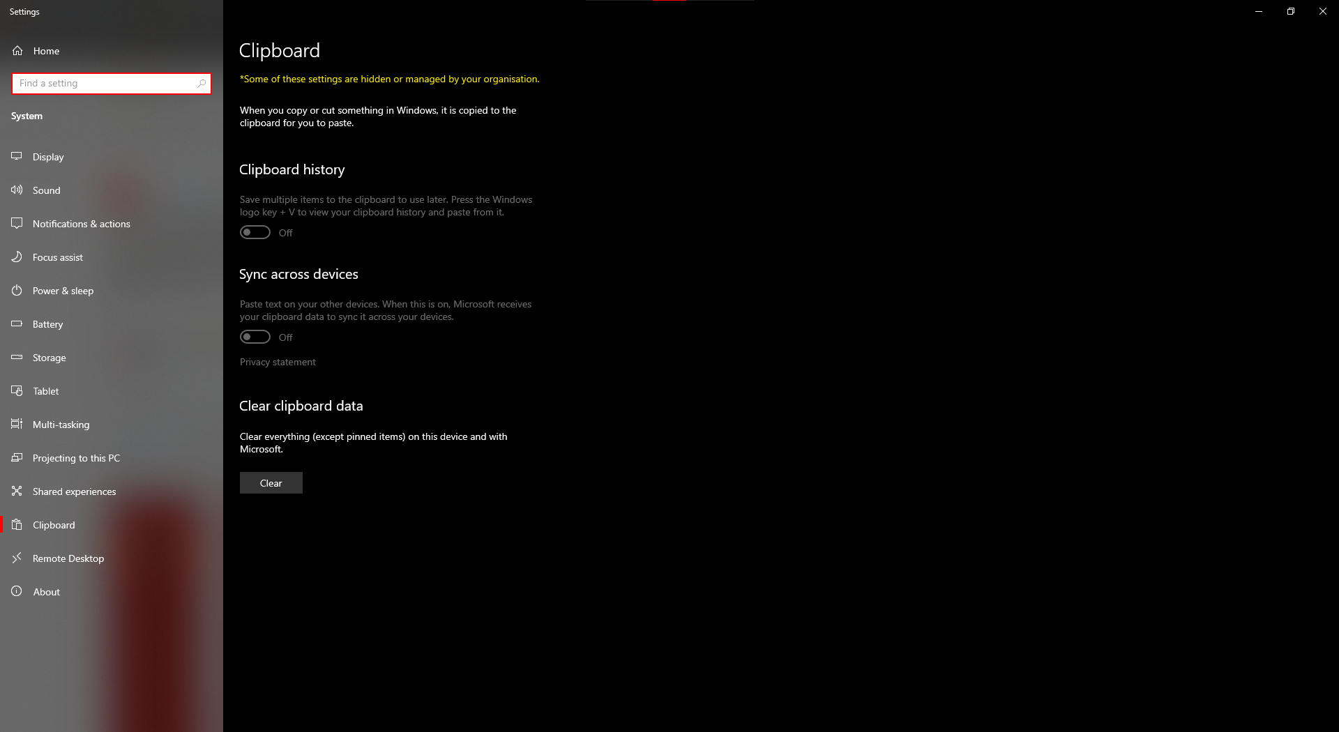 Settings are managed my my organisation when its my own personal computer 2479e401-95e4-47b3-b6a8-7a1c5147dae1?upload=true.png