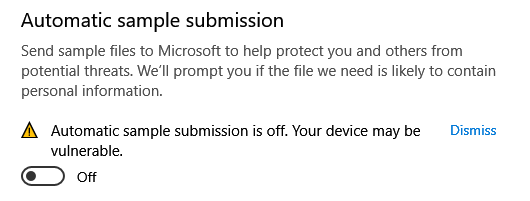 Is this a Trojan? Random Windows 10 Microsoft Defender Antivirus sample submission message.... 249766d1570041570t-windows-security-automatic-sample-submission-image.png