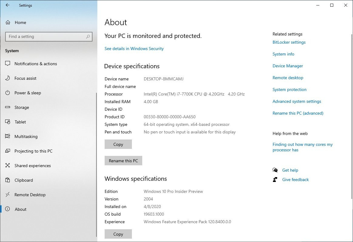 Microsoft Redesign  Windows 10 This PC properties 24a42f06-8491-42e8-95c1-8d44070ee6d1?upload=true.jpg
