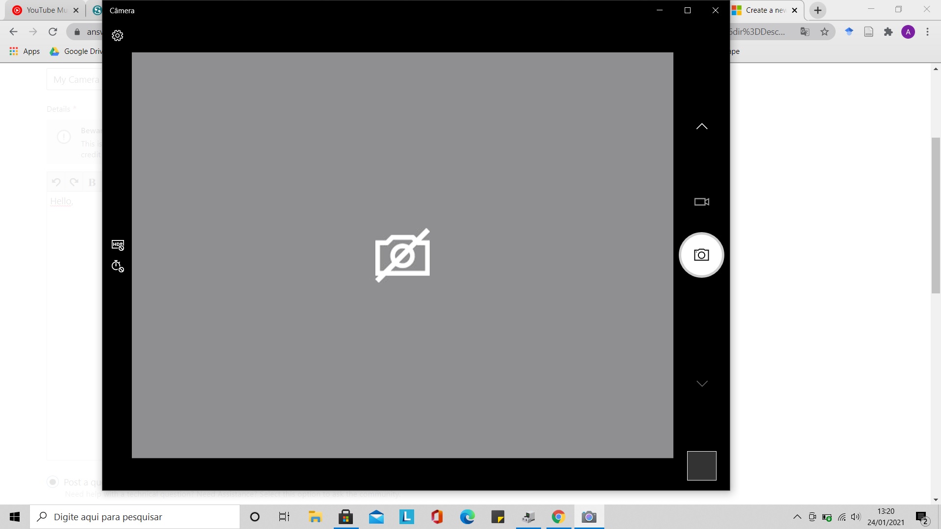 My Camera app opens but no image appears 24c6fa25-f4d8-4427-abb9-c02f50fe57bf?upload=true.jpg