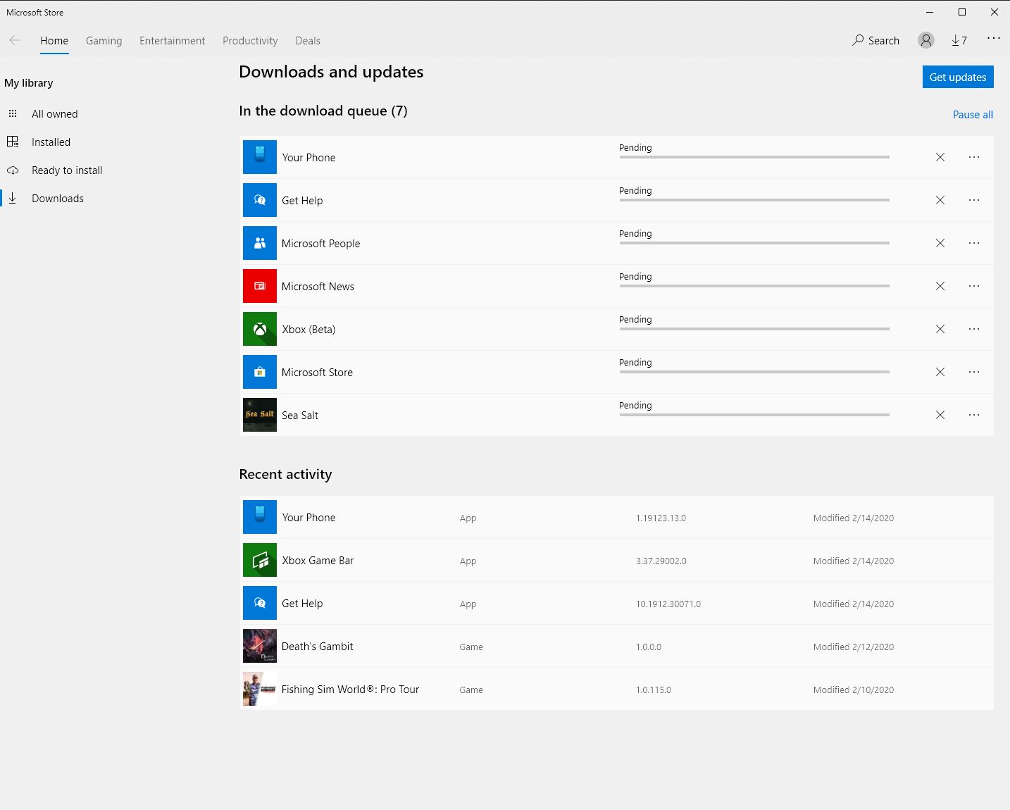 Windows Store "Downloads and Updates" stuck on 'Pending' for more than 24 hours 24e396af-2fee-43c0-a0ea-ff0c1da572db?upload=true.jpg