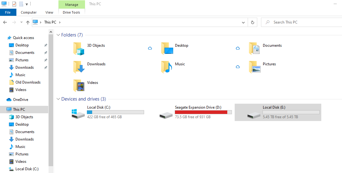 Drive shows up as empty 24fe7a28-9fb7-4d3a-b3d7-dfc23492e40a?upload=true.png