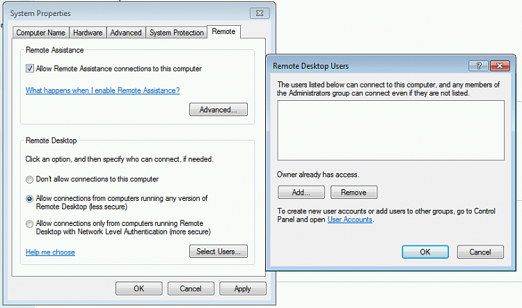 Why do I have to set a password for my PC for allowing Remote Desktop Connection??? Why... 251187d1570996741t-failing-set-up-remote-desktop-connection-remote-desktop-users.png