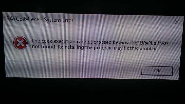 Fix SETUPAPI.dll is missing or not found error in Windows 11/10 251257d1571086436t-setupapi-dll-not-found-setupapi-missing-img_20191015_075016.jpg