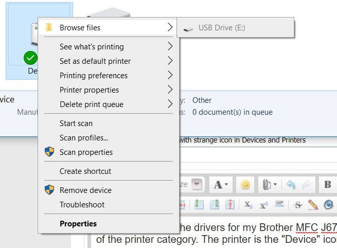 Why does the taskbar alter the correct icons in windows 11 such as Google and Brother printer 256676d1574749967t-brother-mfc-j6720dw-listed-strange-icon-devices-printers-printer2.jpg