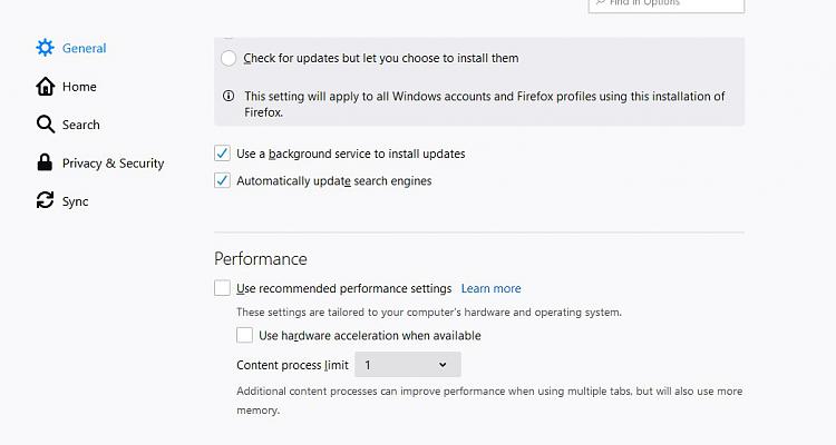 The 'Performance' page of the task manager is stuck, unable to display real-time content 257207d1575125557t-firefox-displayed-too-many-times-task-manager-performance-limit.jpg