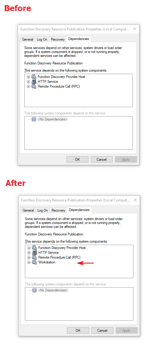a fix for Function Discovery Resource Publication.  FDResPub service 2576bbcf-574e-4c77-828a-54b15f119552?upload=true.png