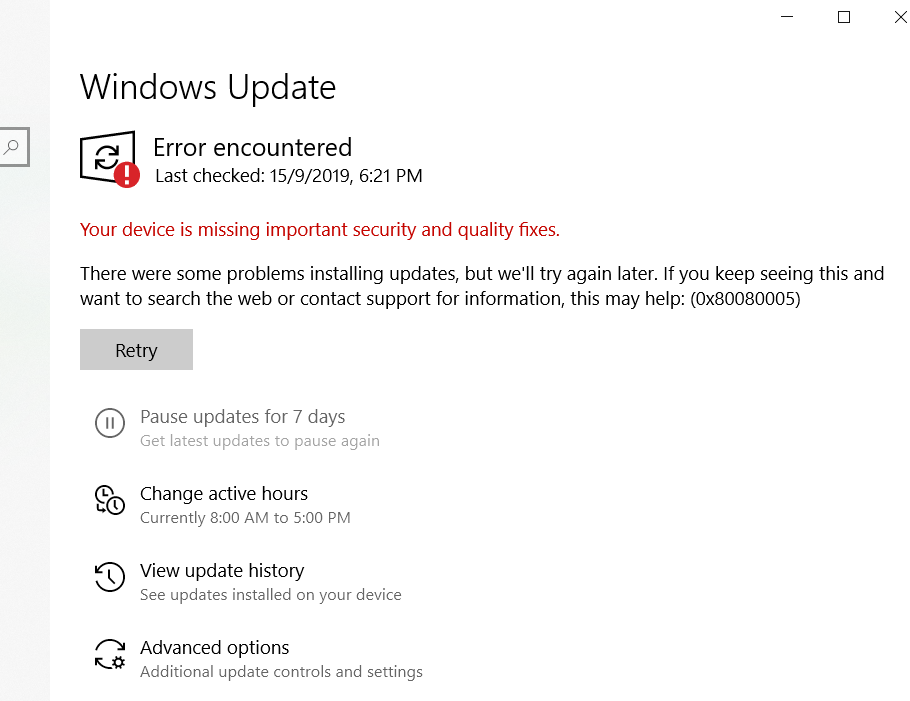 Windows not updating and not able to download any app from windows store 257cbec2-39b1-4429-a7b2-4c3b13ca775a?upload=true.png