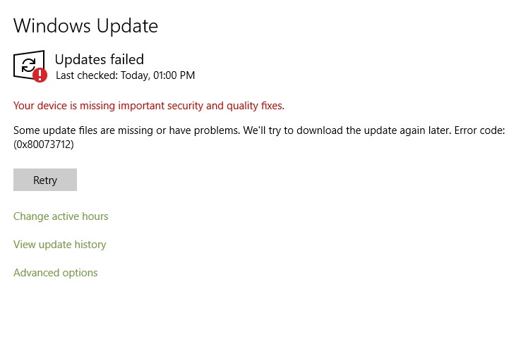 Regarding error msg on windows 10 1809: Your device is missing important security and... 25e2c2c8-4d0b-4fe9-ae3a-922c9de930a4?upload=true.jpg