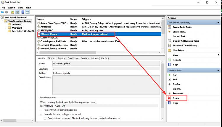 Look at my dumps and tell where it all went wrong. 260668d1577295648t-finally-dumping-ccleaner-looking-alternatives-task-scheduler.jpg