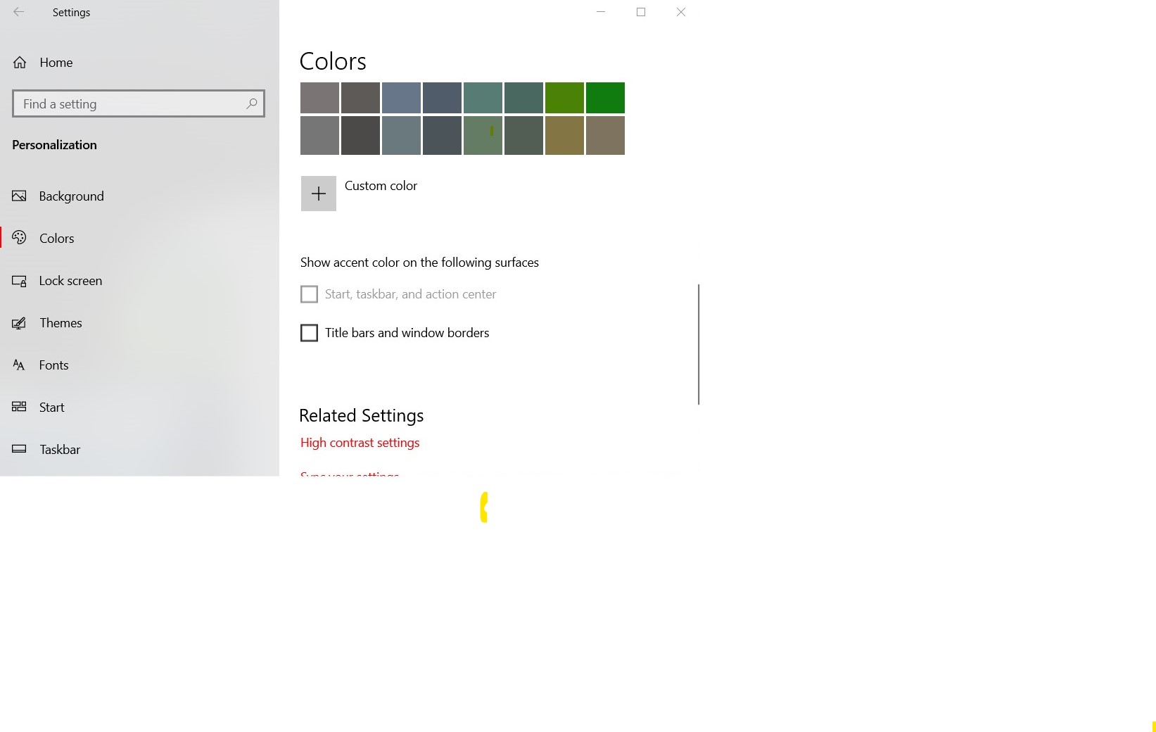 How do I change the taskbar icon colors in the newest version of Windows 10? 262ae6c1-4b8f-476f-b960-8e8a7a171d5b?upload=true.jpg