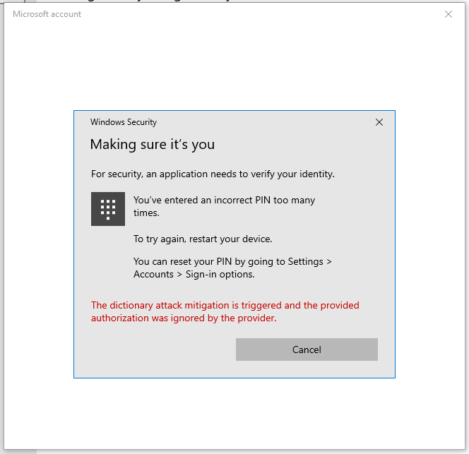 im trying to sign back into minecraft and is asking for my windows hello pin but i didnt... 264ca679-58bc-48df-97e6-aff47ac04a57?upload=true.png