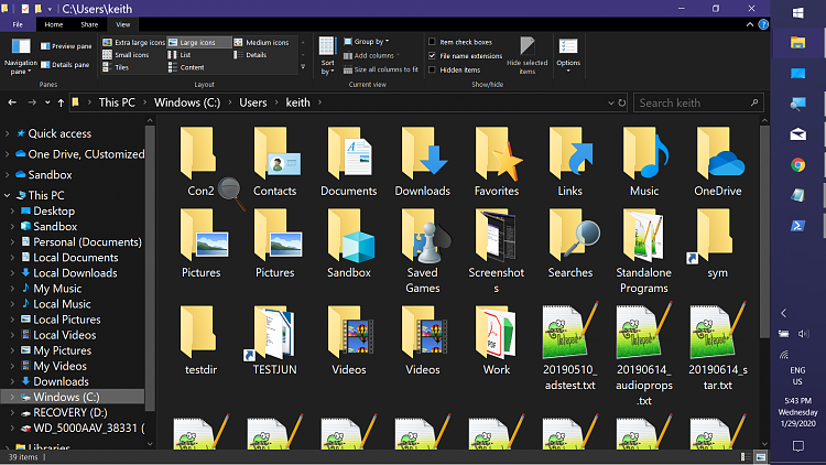 I need help restoring the default navigation of File Explorer. The navigation change ever... 265040d1580341501t-file-explorer-navigation-pane-default-icons-have-changed-screenshot-580-.png