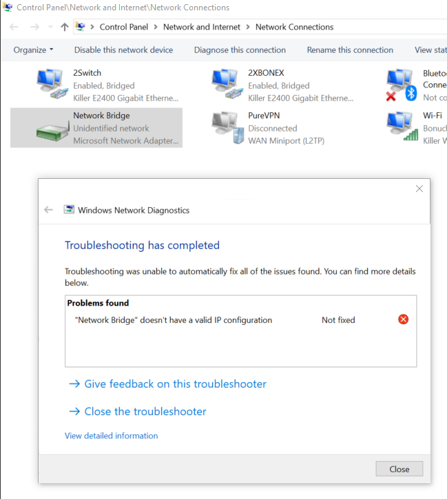Network bridge doesn't have a valid IP configuration 26560597-5952-42e7-a5fd-866f9f6bea84?upload=true.png