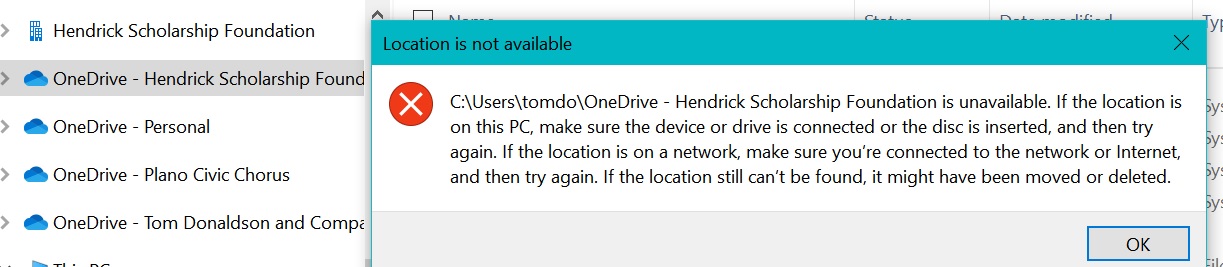 Deleting obsolete O365/OneDrive links in Windows 10 File Explorer 26723aff-d6c9-424d-8399-991b1f8b7b50?upload=true.jpg