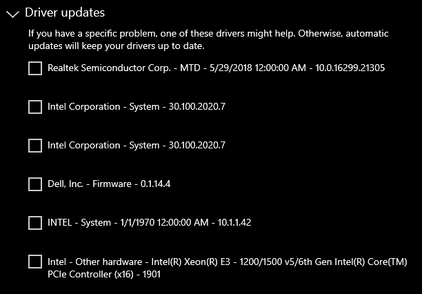 can't install windows 22H2 on dell precision 7730 xeon e2186m quadro p4200 64gb ddr4 26852d1618087608t-dell-precision-7730-freezes-when-waking-up-sleep-after-updates-optionalupdates.png