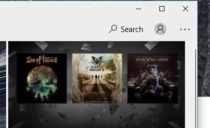 No menu dots on MS Store first time opend after boot. 26d083f7-acb2-4184-94b6-357d134bf1b3?upload=true.jpg