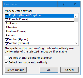 After installing French as an additional language my Microsoft 365 apps are in French. 271940d1585226285t-autocorrect-french-not-reliable-word-language.png