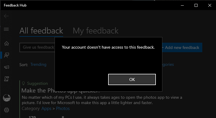 Can't access one specific MS Feedbac Hub post 271e6494-9ee6-486b-be71-d9fa889d5ca6?upload=true.png
