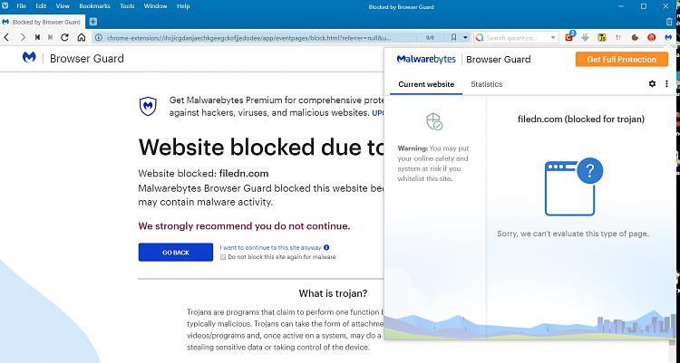 My computer is blocked due to security reasons. Thread detected: Trojan spyware. Tryed to... 272523d1585681961t-mbam-website-blocked-due-trojan-blocked-browser-guard-vivaldi.jpg
