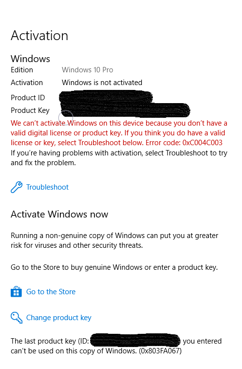 Re Activate Windows 10 Pro After Hardware Change