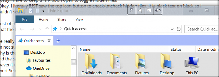 [Win 8, 10, 11] File Explorer F10 Ribbon Activation Shortcut - Help 273039d1585979964t-how-do-i-clean-up-aesthetic-file-explorer-ribbon-1909-a-1.png