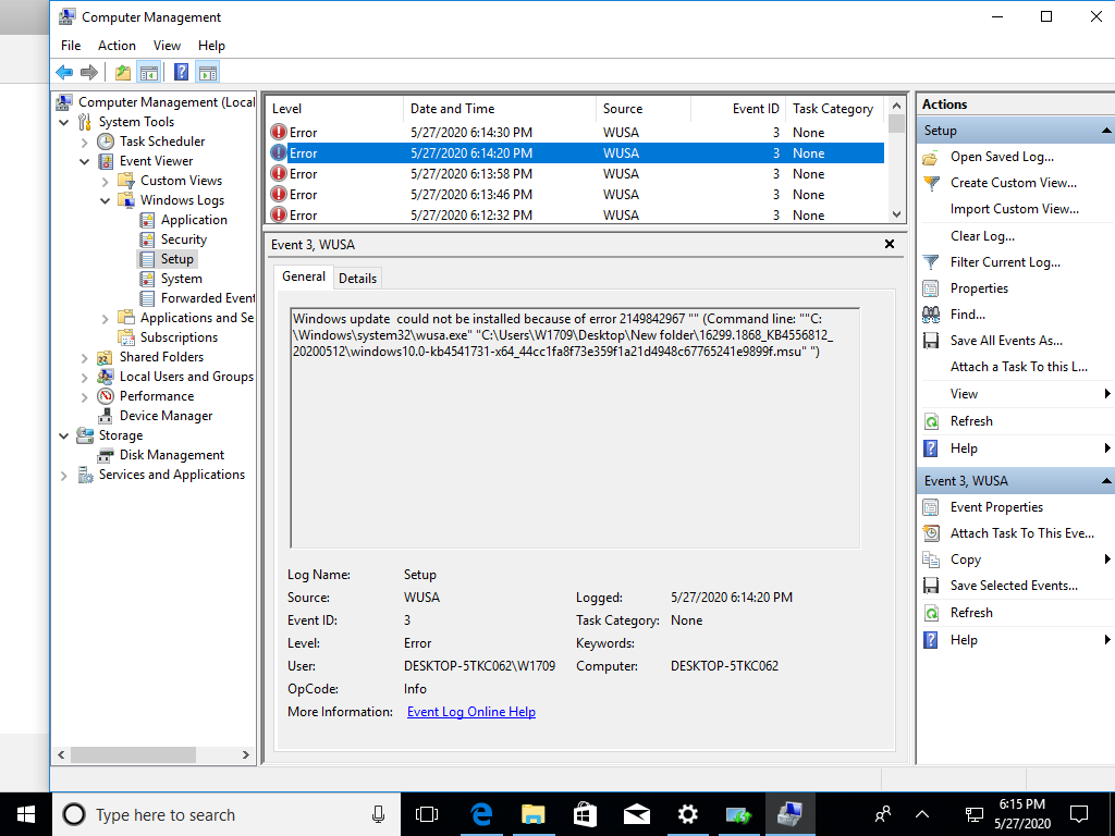 Cant offline Install Windows Update to version beyond 1709 274b1bed-55b2-4fe8-9ef3-ce2fec2a6436?upload=true.png
