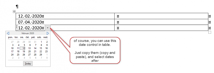How to change date format to be the same in word table? 275065d1587166670t-word-can-i-change-format-already-entered-dates-image.png