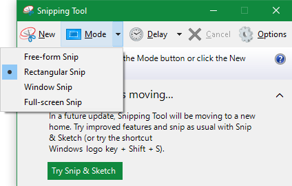 Why do my list of Apps, Games, Snipping Tool, often used apps Disappear in my Windows start... 275126d1587205257t-all-apps-not-listing-all-apps-3-snipping-tool-mode.png