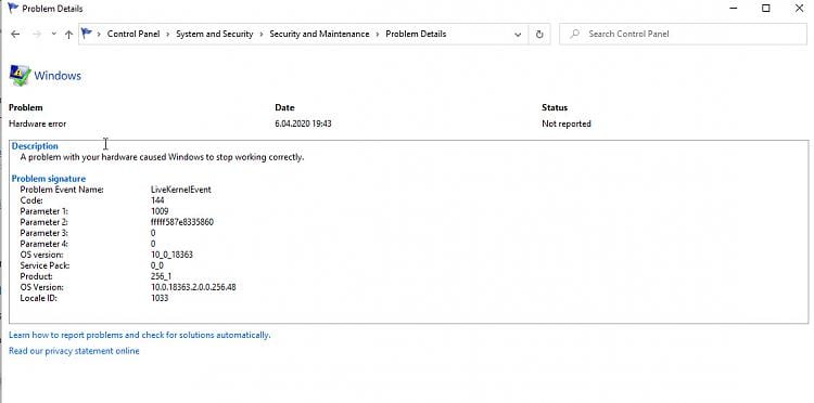 A problem with your hardware caused Windows to stop working correctly. 275430d1587368930t-problem-your-hardware-caused-windows-stop-working-correctly-hardware-error.jpg