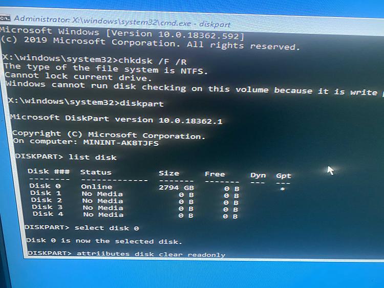 Preparing automatic repair is showing in a loop, i ran all the diagnostic and ran all the... 275835d1587641443t-preparing-automatic-repair-loop-img_8930.jpg