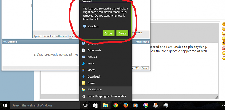 File explorer and quick access issues. 27856d1485953564t-issues-quick-access-file-explorer-untitled.png