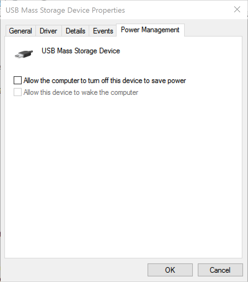 Resolve Apricorn USB 3.0 Disconnecting in Windows 10 Surface Tab 278fb661-dc44-42a8-8983-fba18cae59f3.png