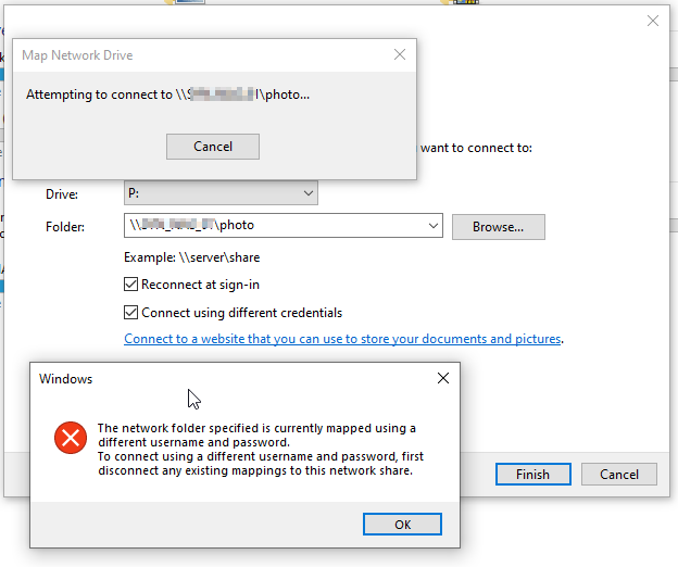 Can't map shared drive - says it's already mapped 27922e52-16c4-416c-805d-037a479b5d9e?upload=true.png