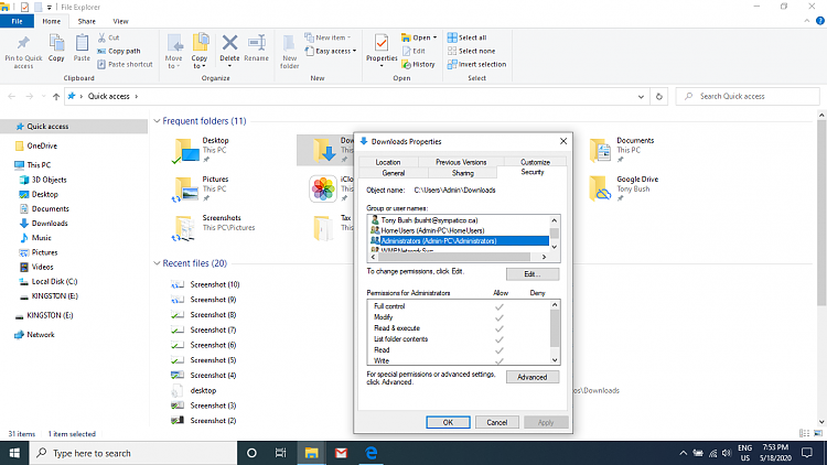 My Download folder is missing in windows 11 279294d1589846079t-missing-download-folder-screenshot-11-.png