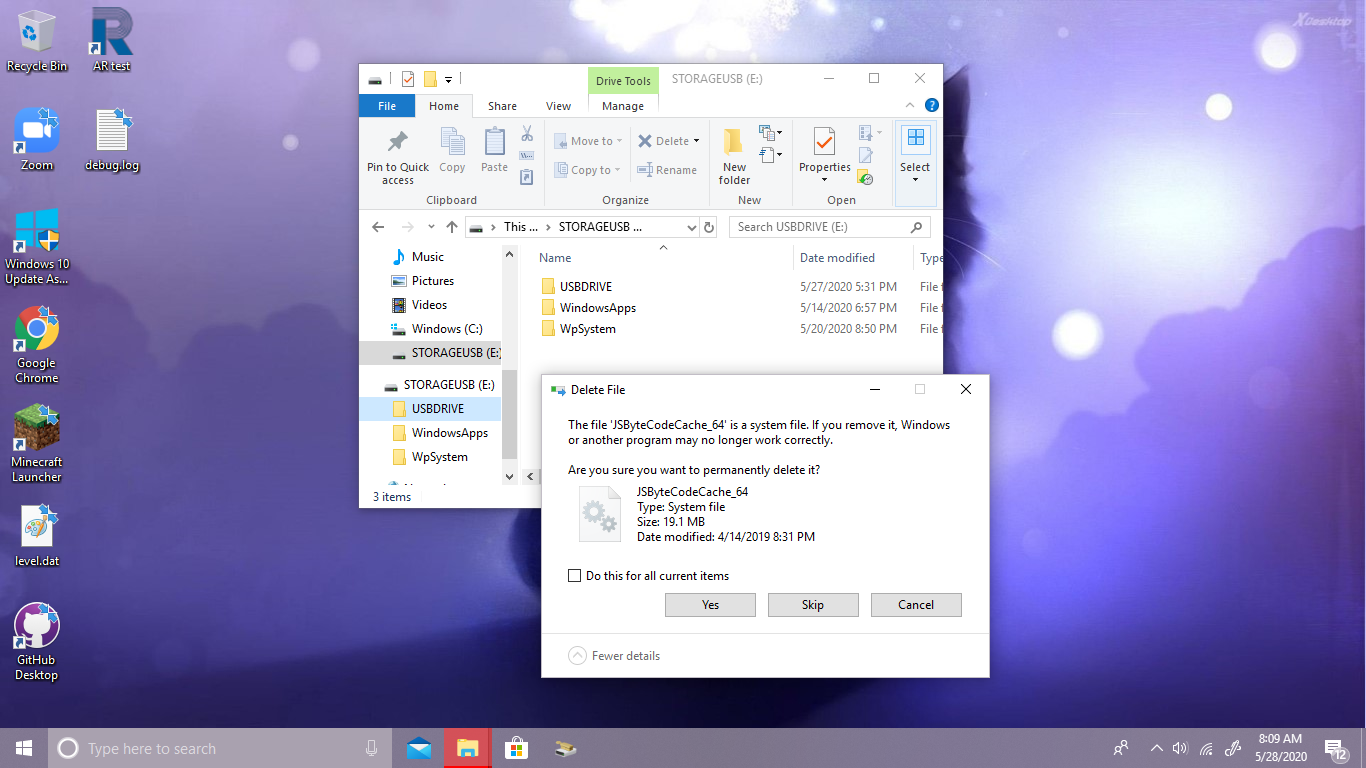 uhh..... can i delete this file from a usb drive... it's copied.. I dont think its the real... 2796dcca-4dfb-4e18-88d0-c6a453fa0092?upload=true.png