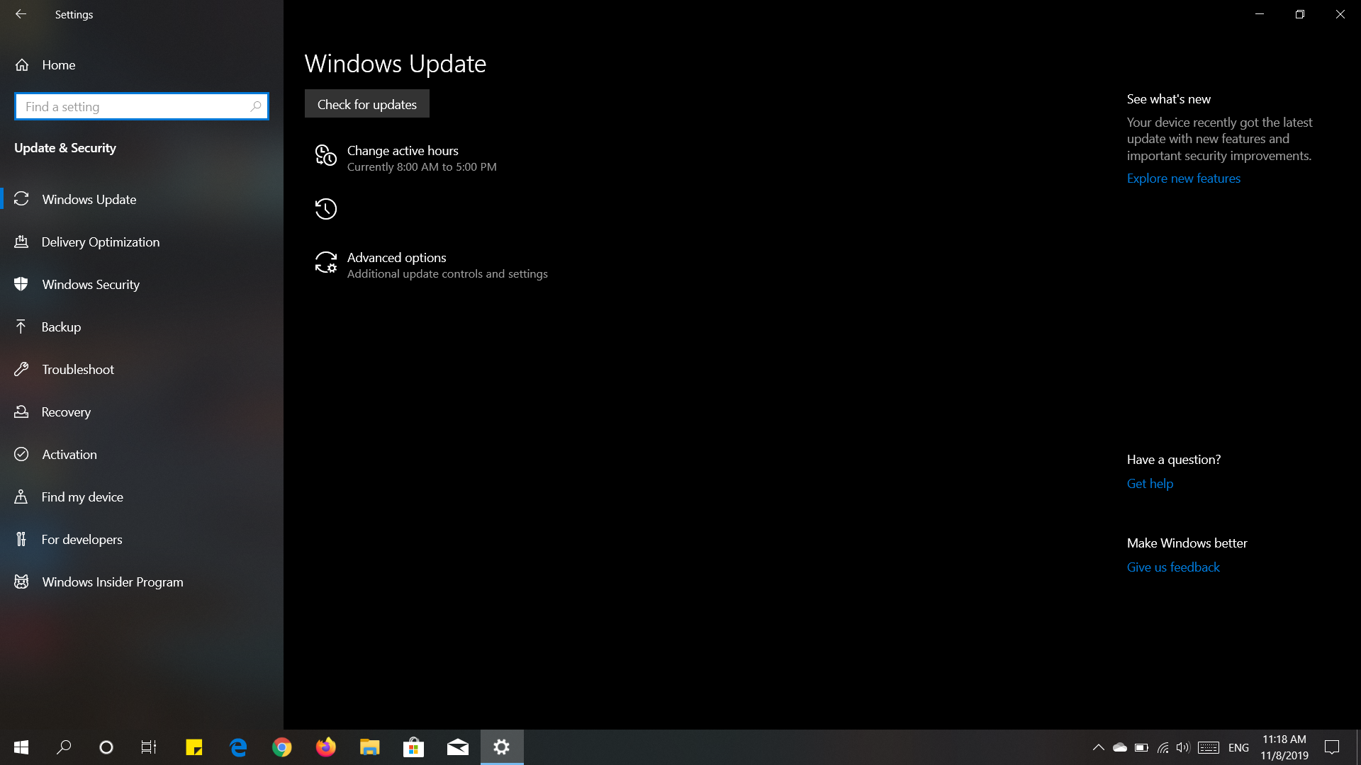 Crashing Windows 10 Settings app in update section 27bd6314-eaa4-43cb-92e6-b6640c84efd7?upload=true.png