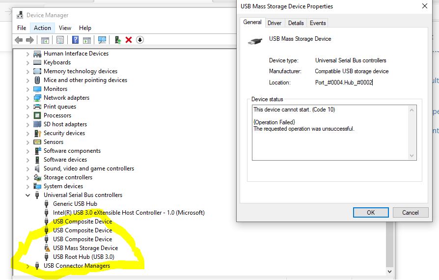 This device cannot start. Code 10  {Operation Failed} The requested operation was... 27da1c75-42c2-4b64-b533-f7c0f7ce126b?upload=true.jpg