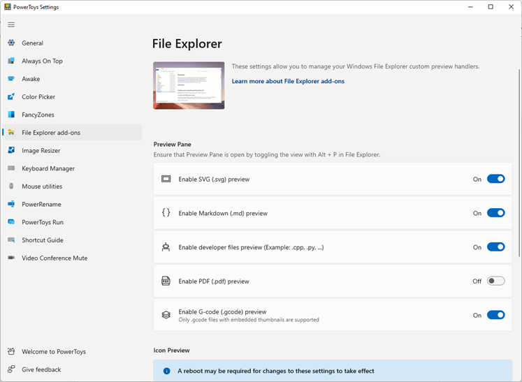 Why is my PowerToys start menu name called "PowerToys (Preview)"? 280433d1-6eb5-4b2c-b0b7-7ca177b93c41.png
