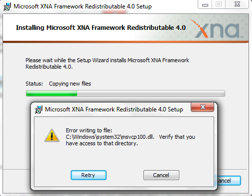 Microsoft XNA Framework Redistributable 4.0 fails 280de81f-52e5-474e-abc7-05658085bf6f?upload=true.png
