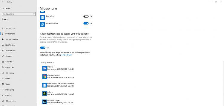 desktop apps arent showing up in the mic privacy section to enable perms so i cannot give... 281861d1591298360t-old-entries-showing-microphone-desktop-apps-section-capture.jpg