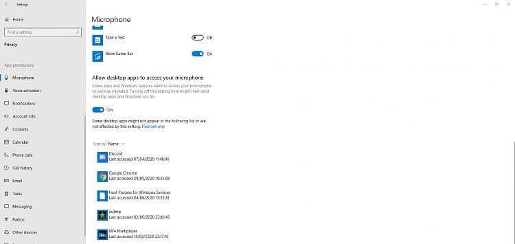 desktop apps arent showing up in the mic privacy section to enable perms so i cannot give... 281861d1591298360t-old-entries-showing-microphone-desktop-apps-section-capture.jpg
