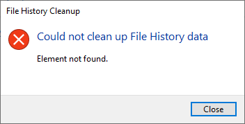 Could not clean up file history data. Element not found. 284643d1592839593t-encountering-element-not-found-file-history-cleanup-1anwbbo-1-.png