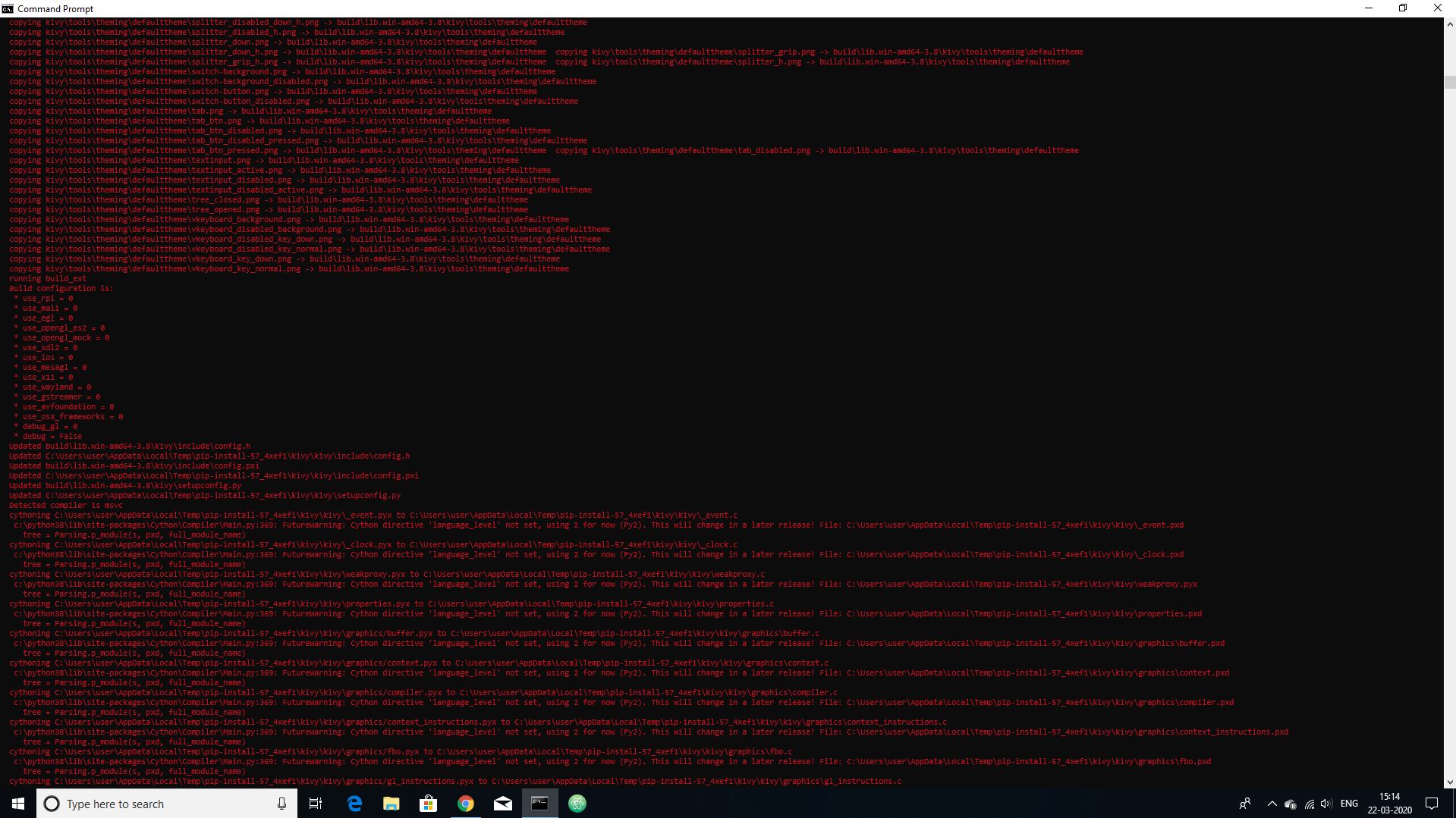error while installing kivy version 1.10.1 285cedf4-dc69-4078-a58a-146dcd151a00?upload=true.png