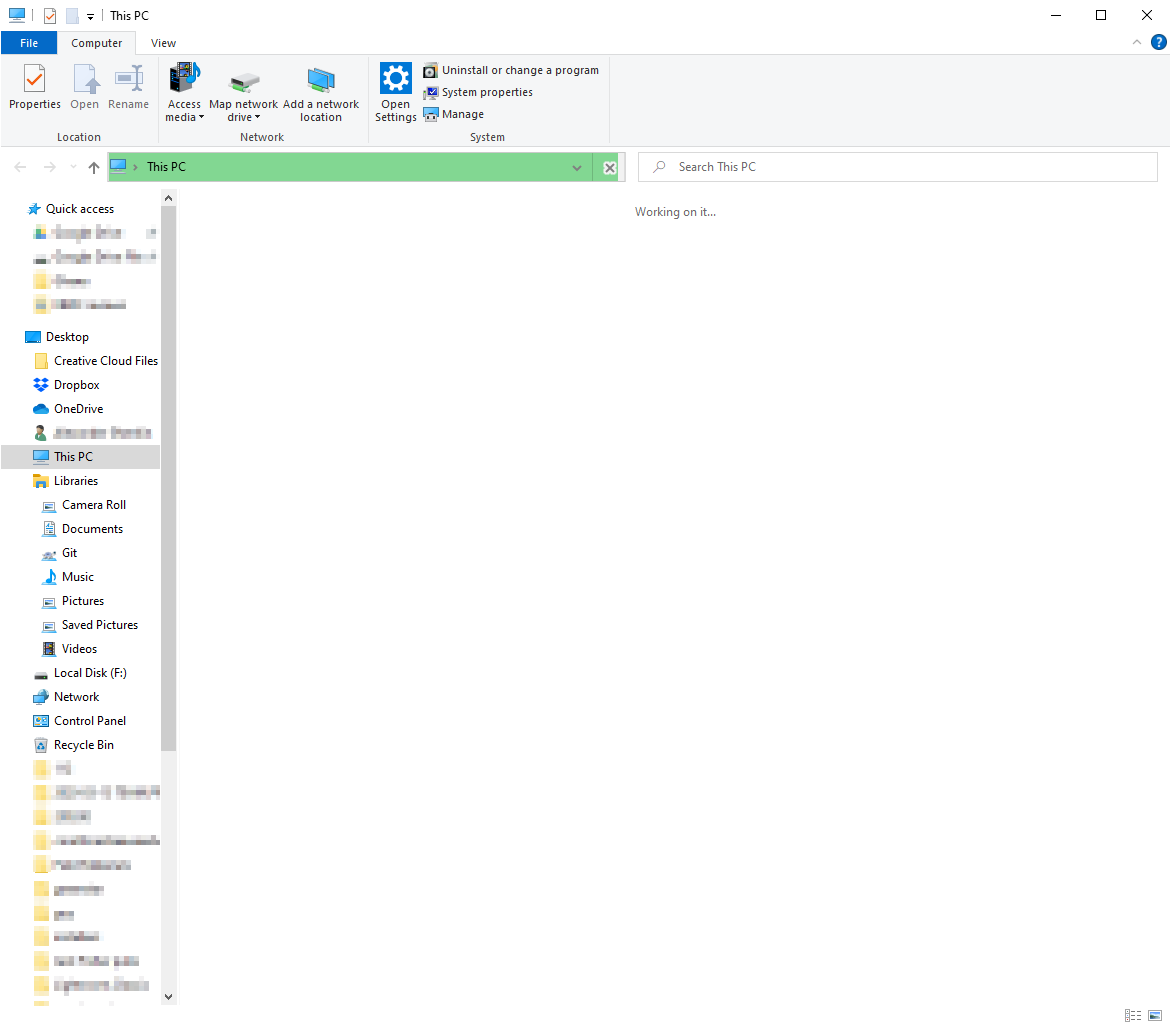 File explorer slow/hangs when mapped drive not available 289e12fe-dd73-4b7c-8ccf-6fabfa2933e9?upload=true.png