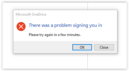 Can't login into OneDrive anymore Windows 10. 28c8436c-3e2e-468f-97ba-8184084d8d32?upload=true.png